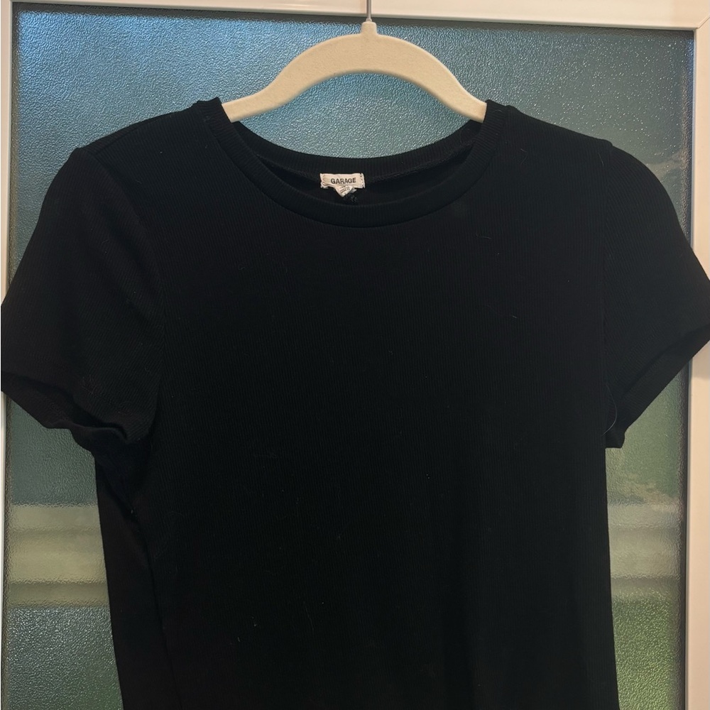 Garage Black Short Sleeve Tee